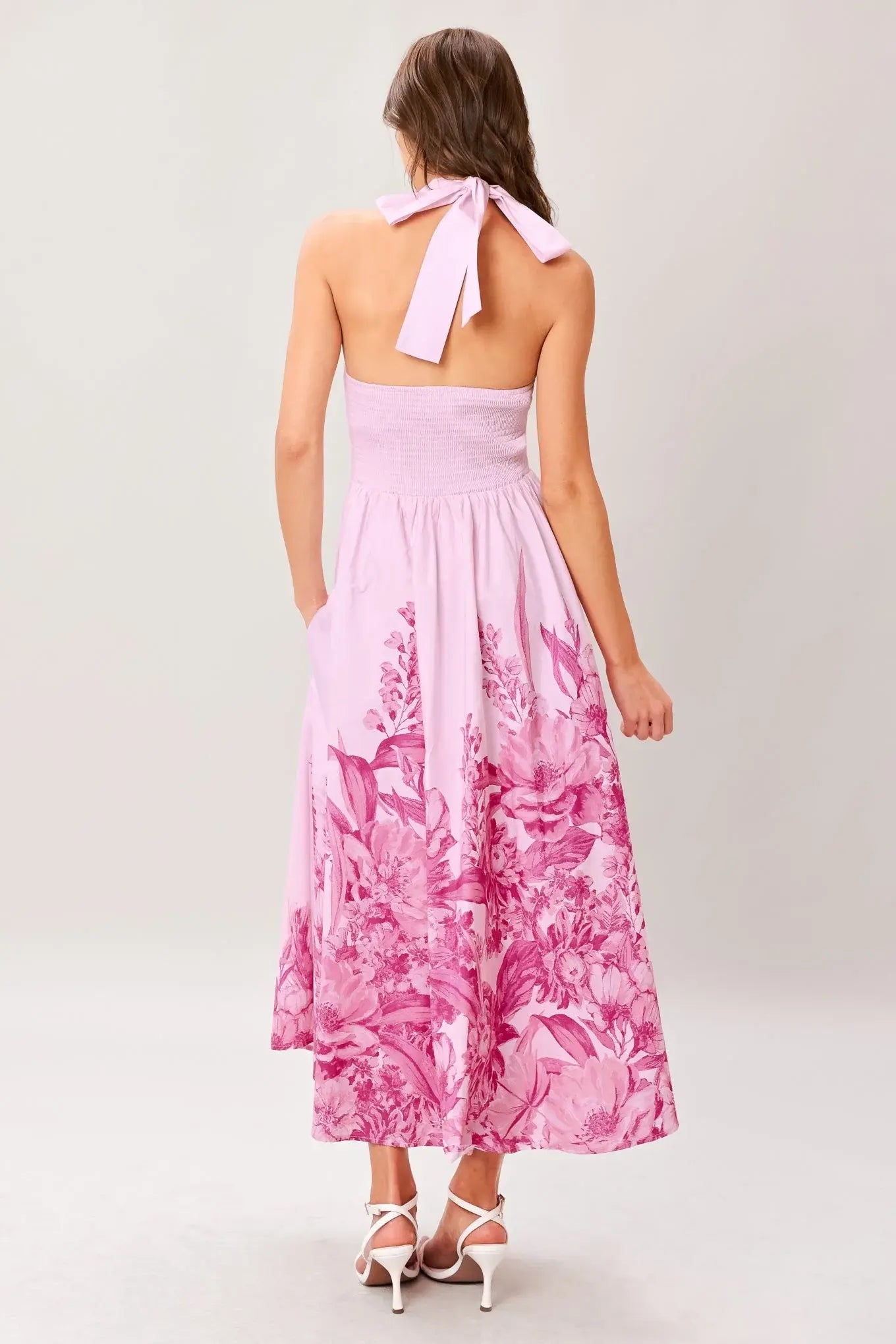 ROSELIGHT DREAM WOVEN MIDI DRESS - Flying Tomato - Flyclothing LLC