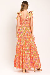 SUNKISS FLORAL WOVEN MAXI DRESS