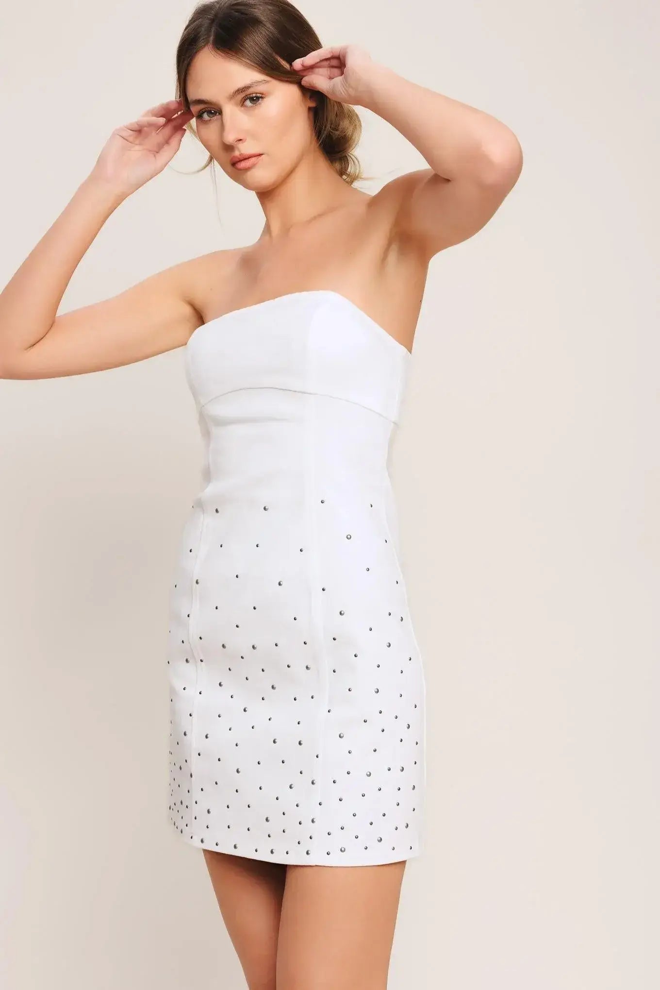 CITY TO COAST WOVEN MINI DRESS - Flying Tomato - Flyclothing LLC