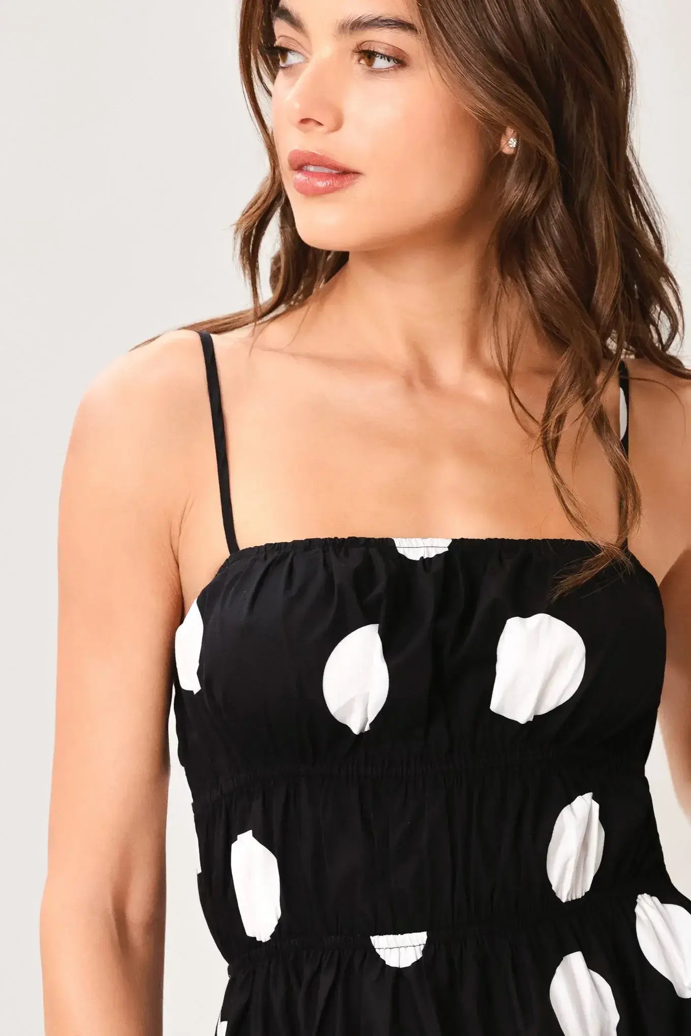 DOT THEORY WOVEN MIDI DRESS - Flying Tomato - Flyclothing LLC