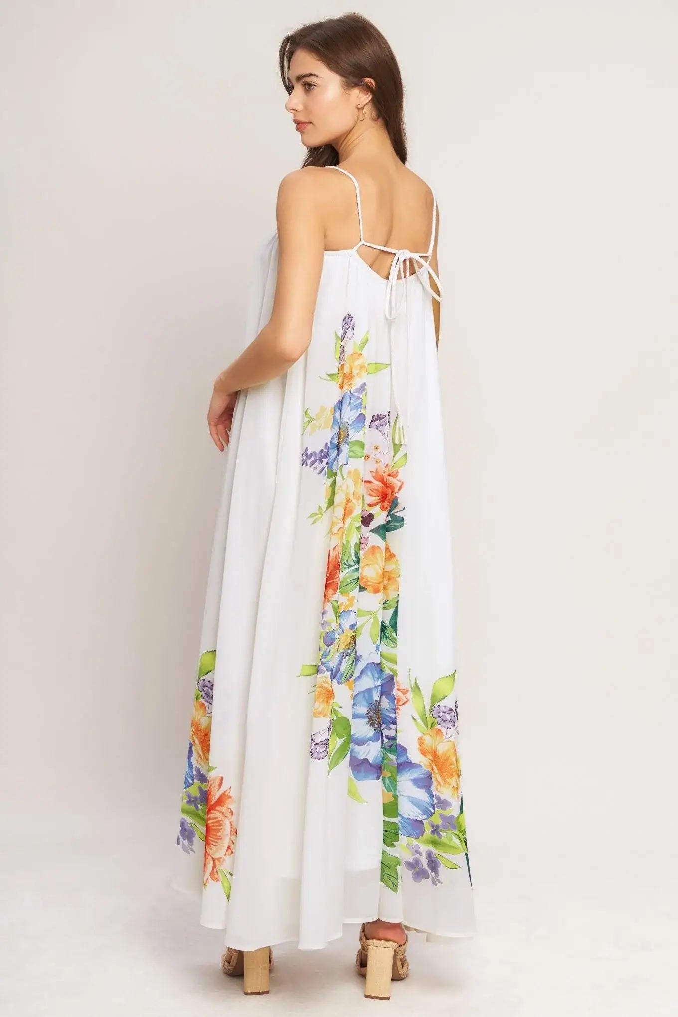 GARDEN AIR WOVEN ANKLE DRESS - Flying Tomato - Flyclothing LLC
