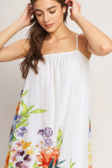 GARDEN AIR WOVEN ANKLE DRESS - Flying Tomato - Flyclothing LLC