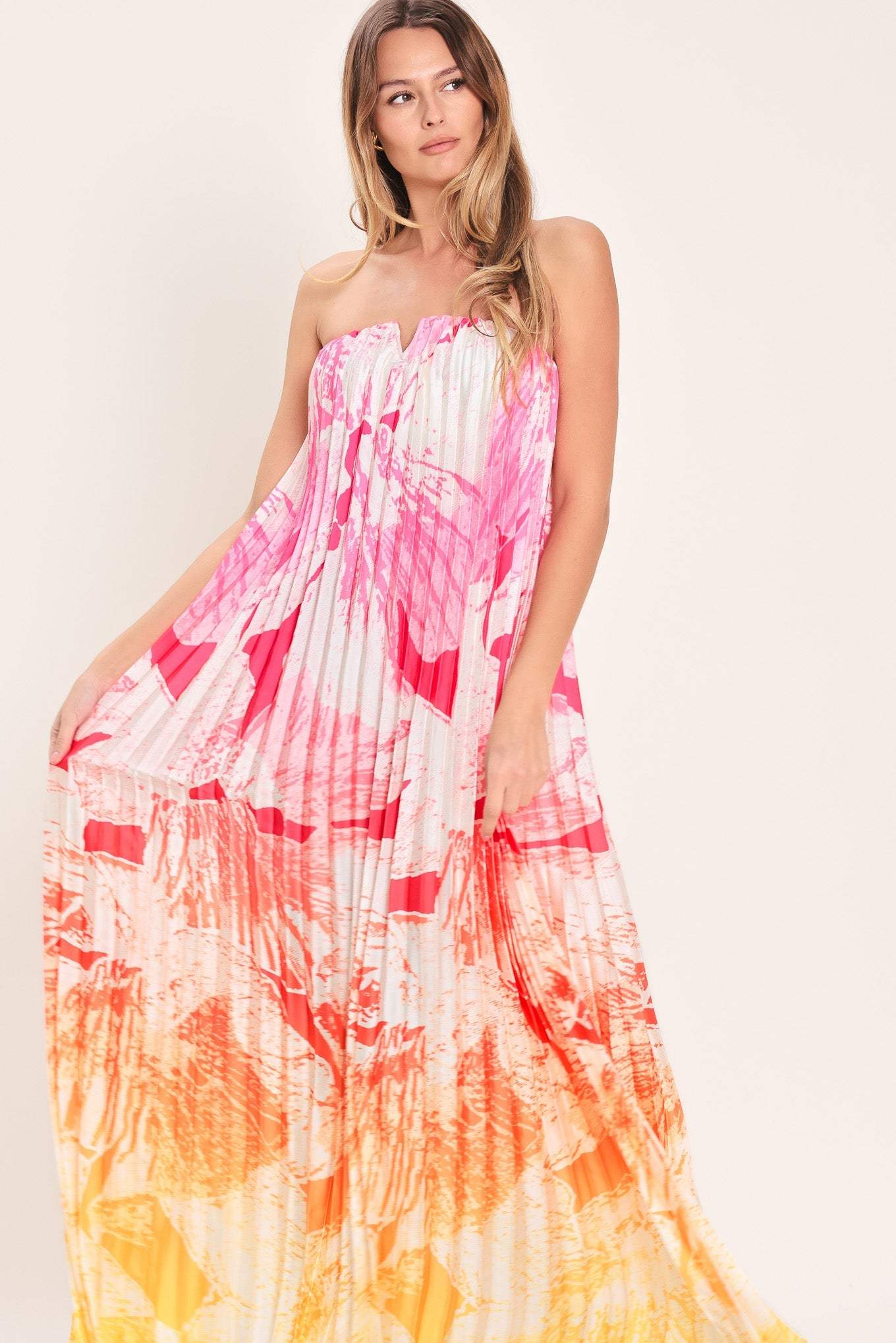 VACAY CRUSH WOVEN MAXI DRESS - Flying Tomato - Flyclothing LLC