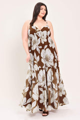 DESERT BLOOM WOVEN MAXI DRESS - Flying Tomato - Flyclothing LLC