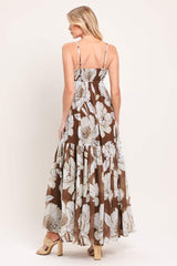 DESERT BLOOM WOVEN MAXI DRESS