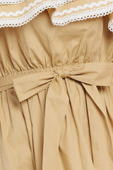 GOLDEN DUNE WOVEN ANKLE DRESS - Flying Tomato - Flyclothing LLC