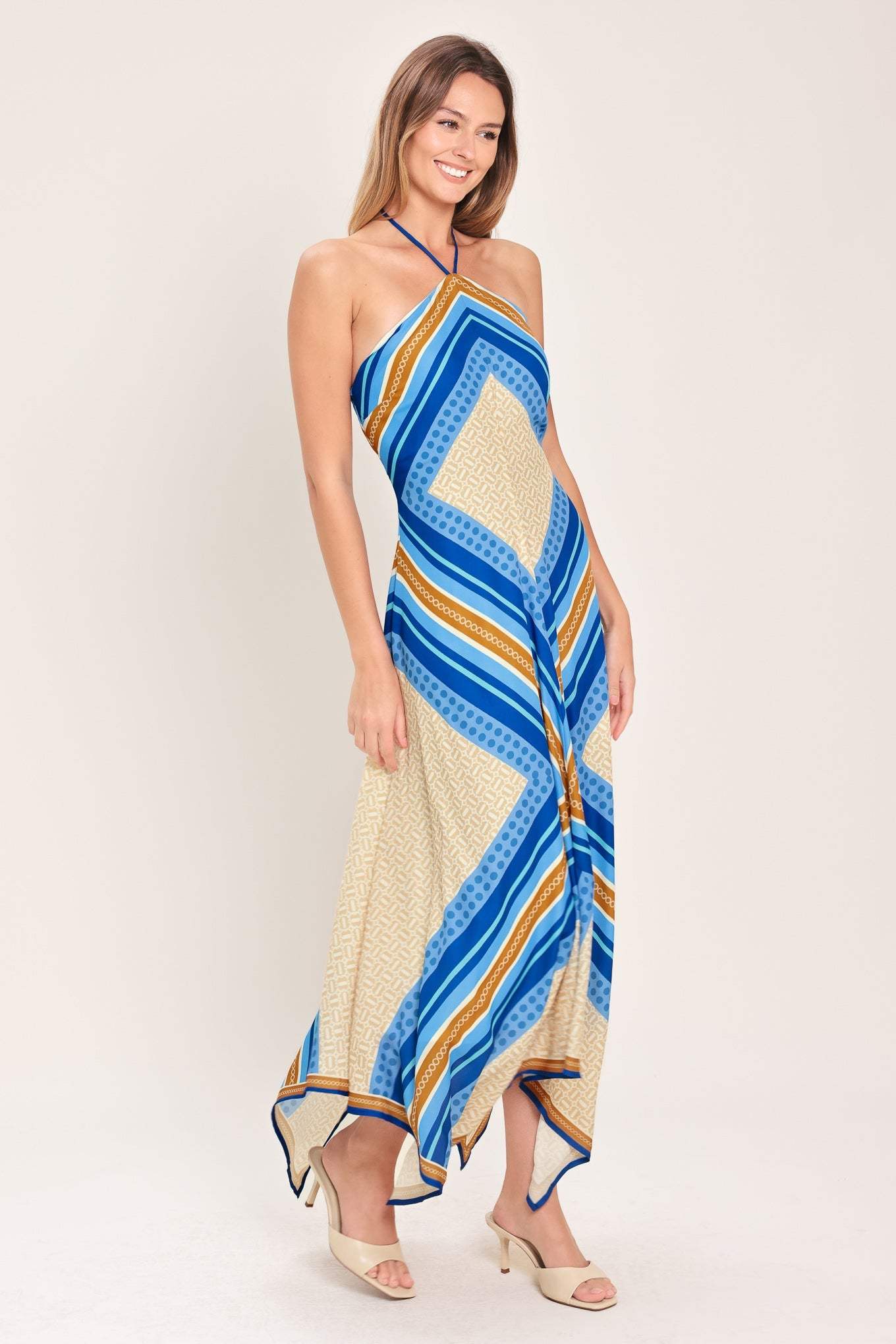 PARADISE CODE WOVEN MIDI DRESS - Flying Tomato - Flyclothing LLC