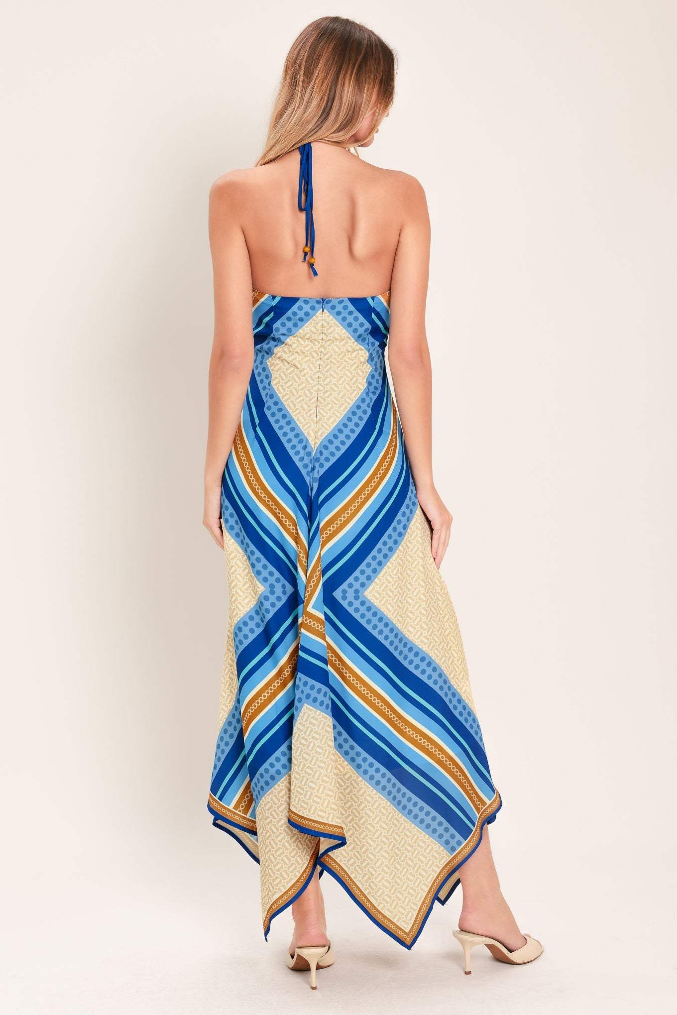 PARADISE CODE WOVEN MIDI DRESS - Flying Tomato - Flyclothing LLC