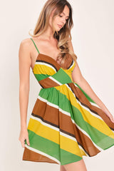 SUMMER NIGHTS WOVEN MINI DRESS - Flying Tomato - Flyclothing LLC