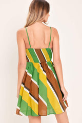 SUMMER NIGHTS WOVEN MINI DRESS - Flying Tomato - Flyclothing LLC