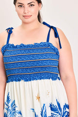 PALM ESCAPE WOVEN MAXI DRESS - Flying Tomato - Flyclothing LLC