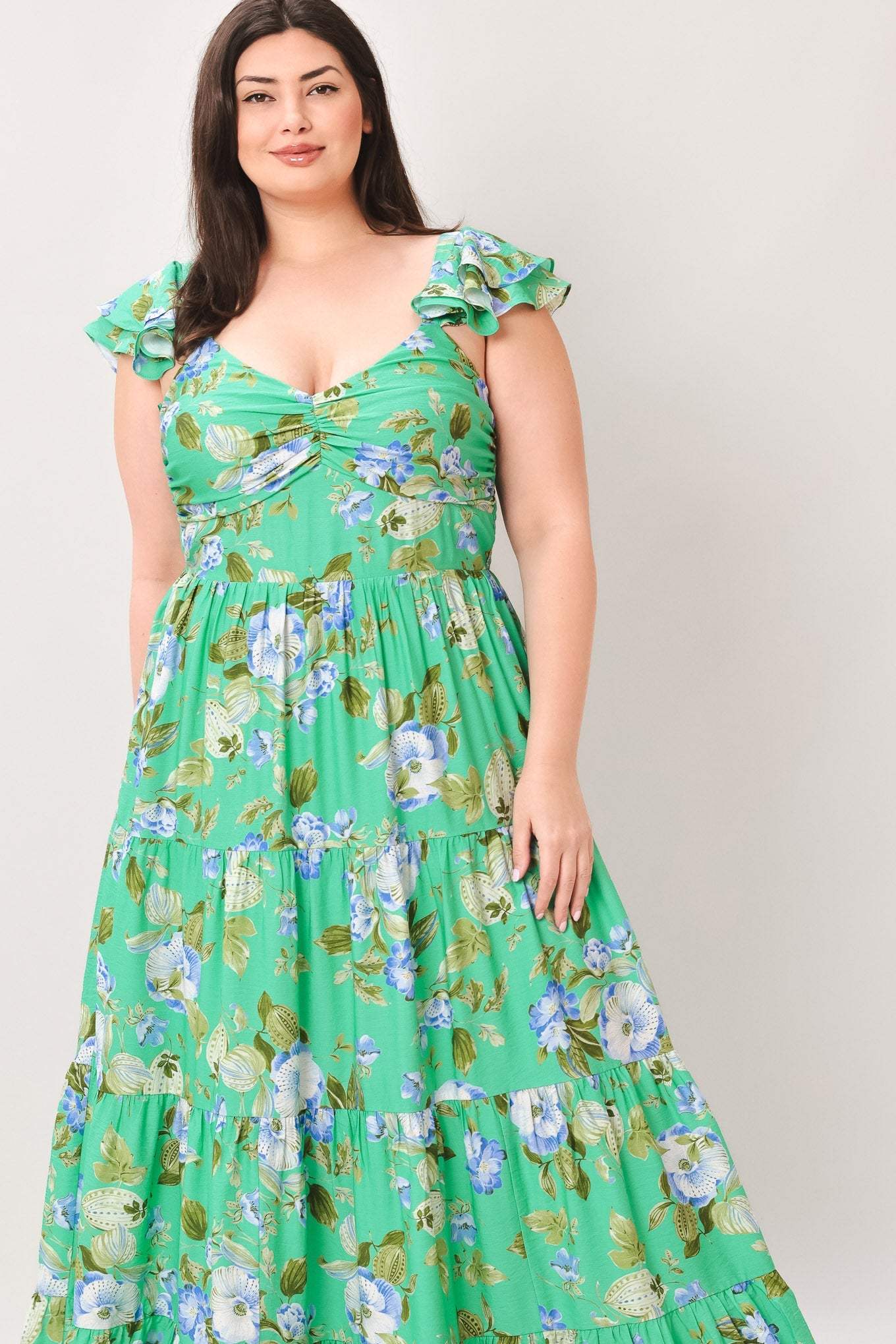 FRESH BLOSSOM WOVEN MAXI DRESS - Flying Tomato - Flyclothing LLC