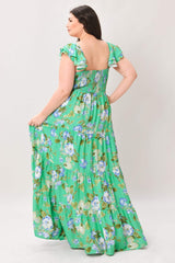FRESH BLOSSOM WOVEN MAXI DRESS - Flying Tomato - Flyclothing LLC