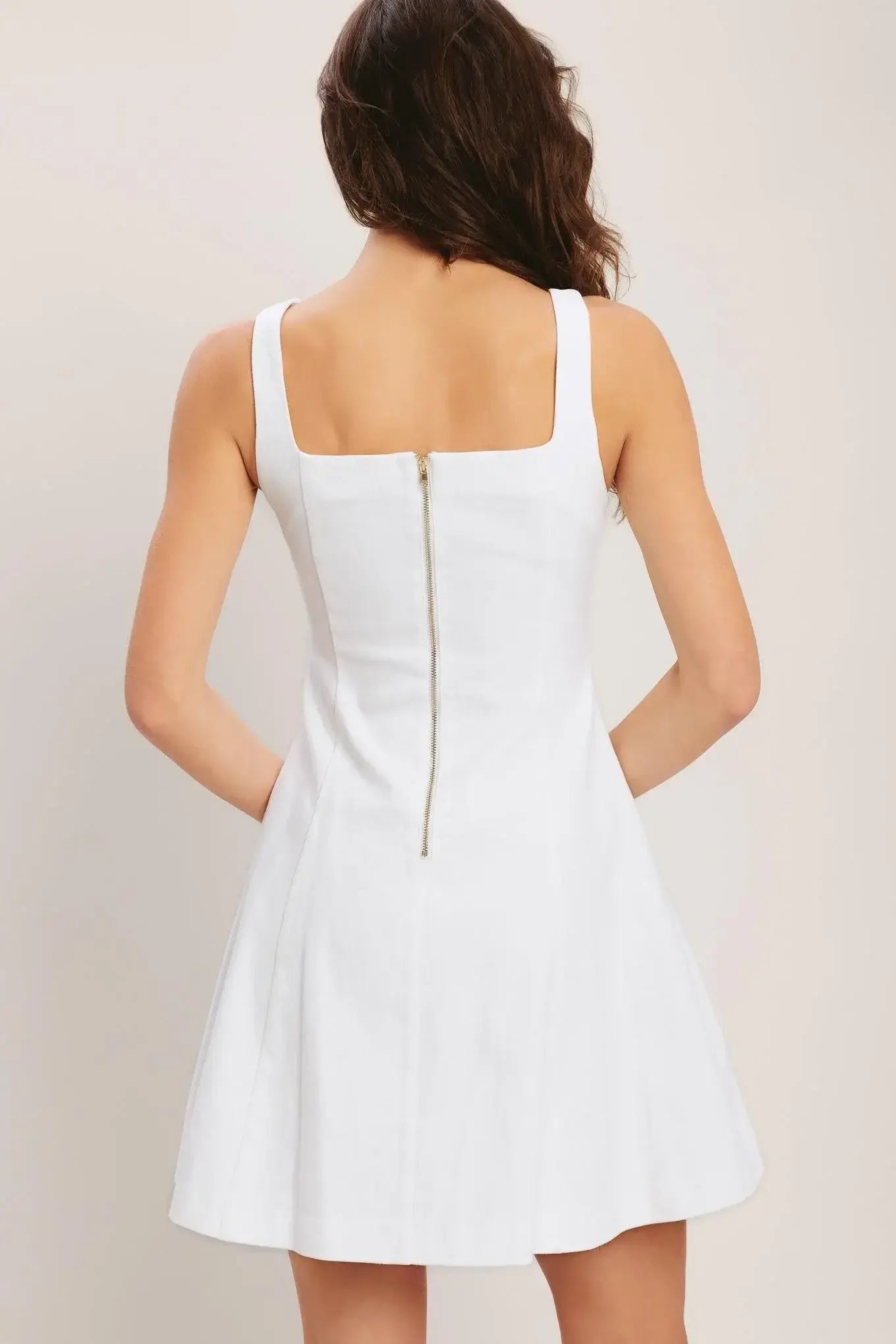 COASTAL CHIC WOVEN MINI DRESS - Flying Tomato - Flyclothing LLC