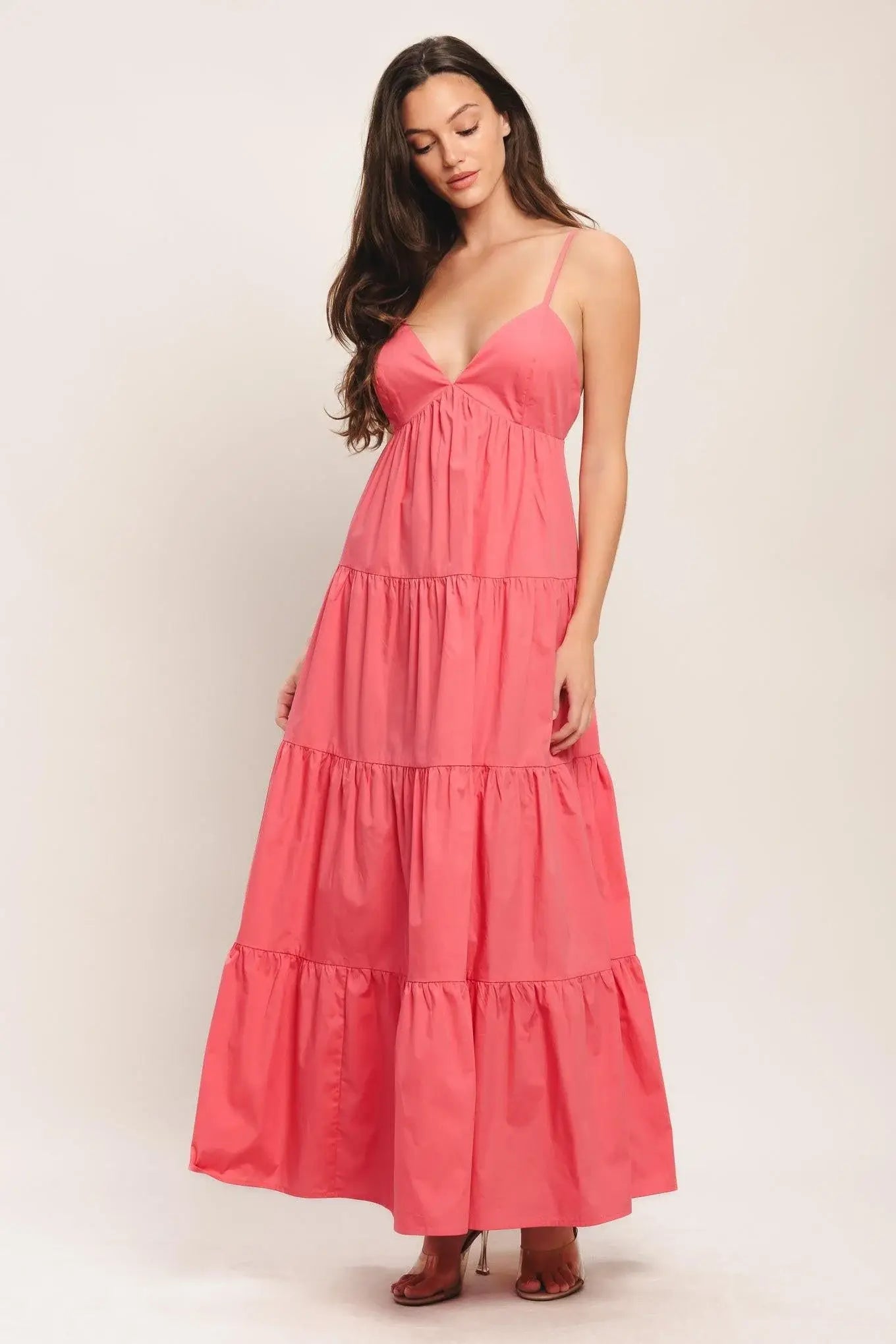 SWEET ALLURE WOVEN ANKLE DRESS - Flying Tomato - Flyclothing LLC