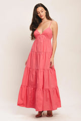 SWEET ALLURE WOVEN ANKLE DRESS - Flying Tomato - Flyclothing LLC