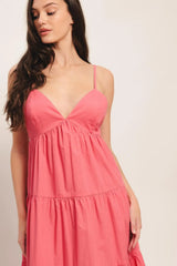 SWEET ALLURE WOVEN ANKLE DRESS - Flying Tomato - Flyclothing LLC