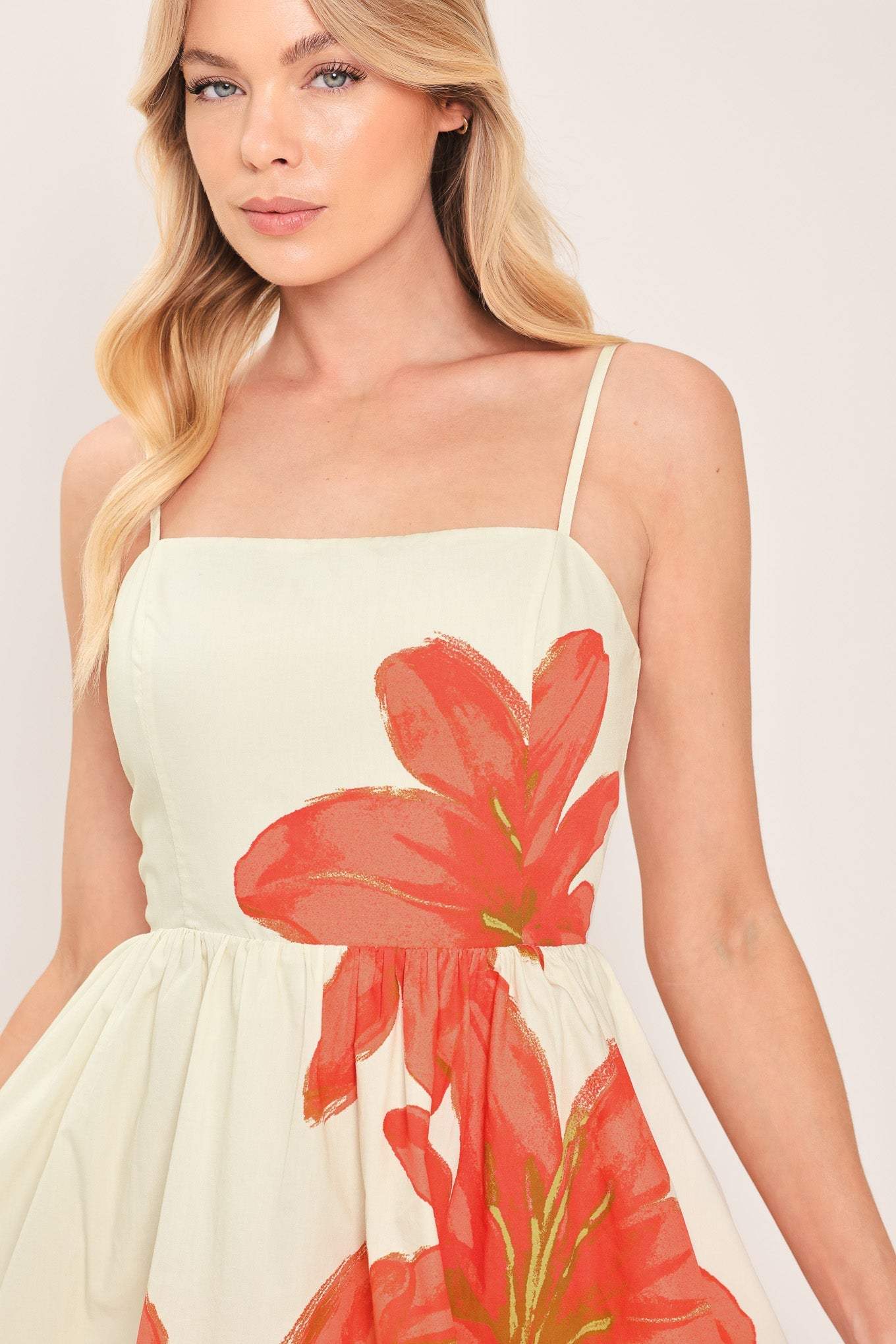 SUNKISSED FLORA WOVEN MINI DRESS - Flying Tomato - Flyclothing LLC
