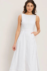 CLOUDLIGHT SUMMER WOVEN MIDI DRESS - Flying Tomato - Flyclothing LLC