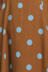 DOTTY LOVE WOVEN MIDI DRESS - Flying Tomato - Flyclothing LLC
