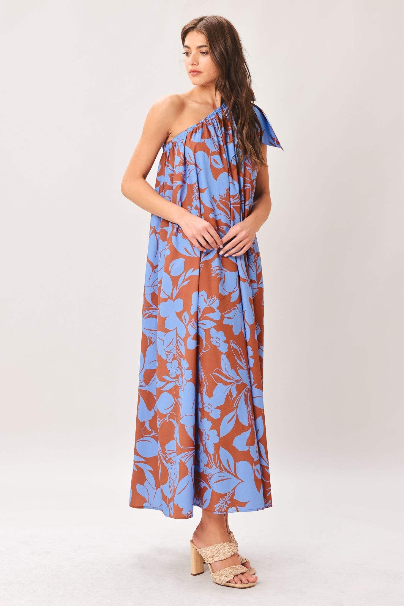 LAGOON FLOW WOVEN MIDI DRESS - Flying Tomato - Flyclothing LLC