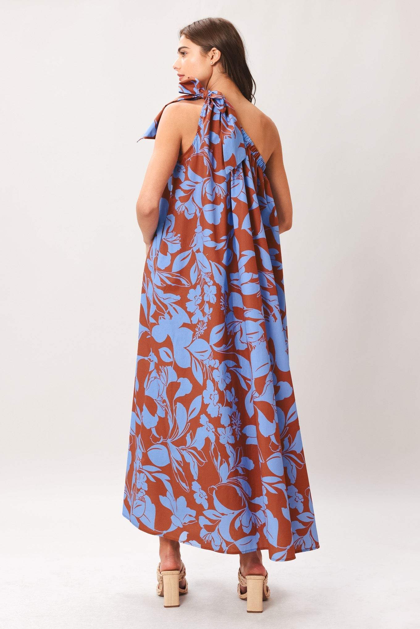 LAGOON FLOW WOVEN MIDI DRESS - Flying Tomato - Flyclothing LLC