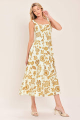 CITRUS COAST WOVEN MIDI DRESS - Flying Tomato - Flyclothing LLC