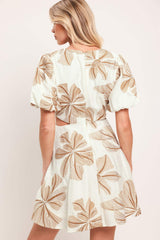 BREEZE BLOOM WOVEN MINI DRESS - Flying Tomato - Flyclothing LLC
