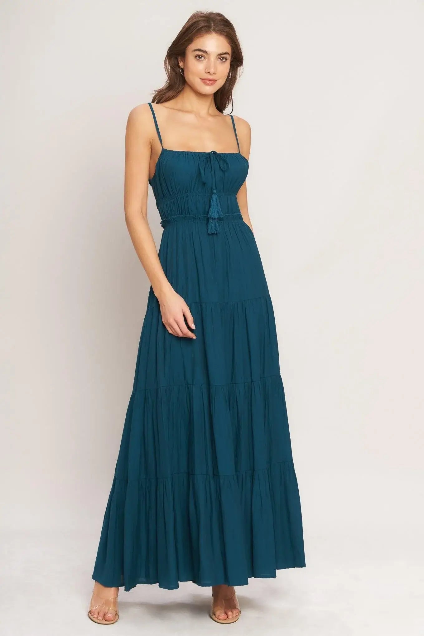 OCEAN BREEZE WOVEN MAXI DRESS - Flying Tomato - Flyclothing LLC