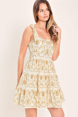 BEAUTIFUL DAY WOVEN MINI DRESS - Flying Tomato - Flyclothing LLC