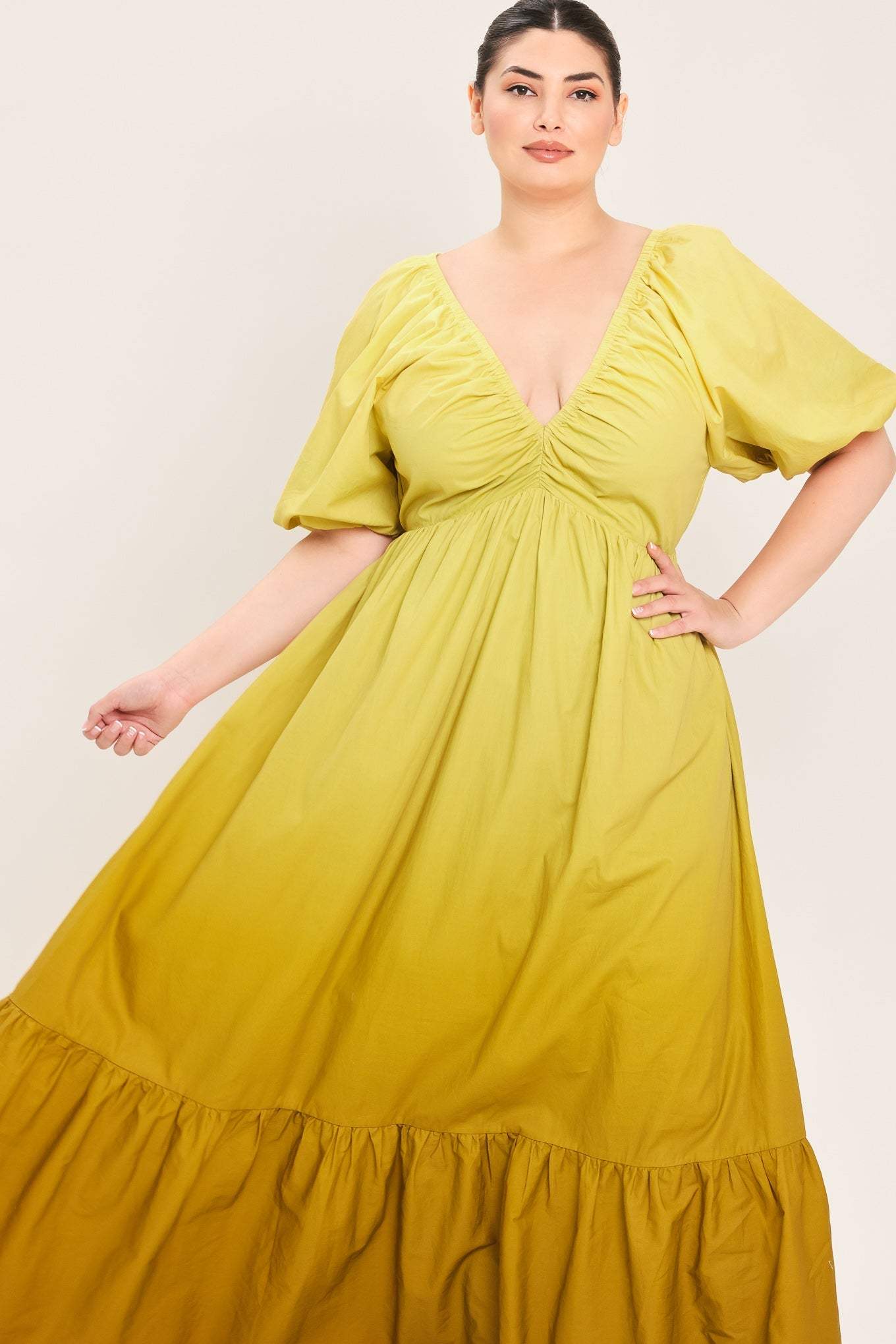 CITRINE GARDEN WOVEN MAXI DRESS - Flying Tomato - Flyclothing LLC