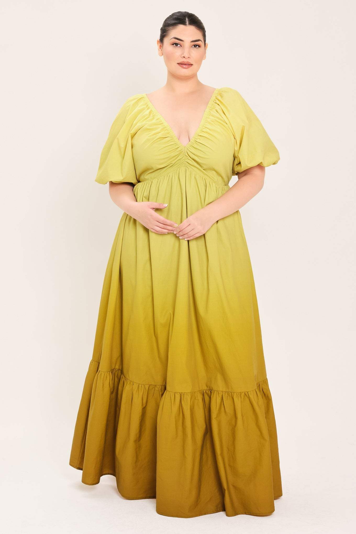 CITRINE GARDEN WOVEN MAXI DRESS - Flying Tomato - Flyclothing LLC