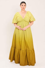 CITRINE GARDEN WOVEN MAXI DRESS - Flying Tomato - Flyclothing LLC