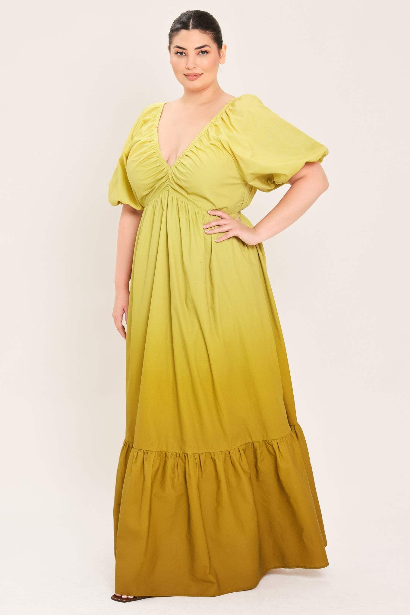 CITRINE GARDEN WOVEN MAXI DRESS - Flying Tomato - Flyclothing LLC