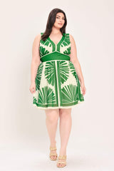 PALM BREEZE WOVEN MINI DRESS - Flying Tomato - Flyclothing LLC