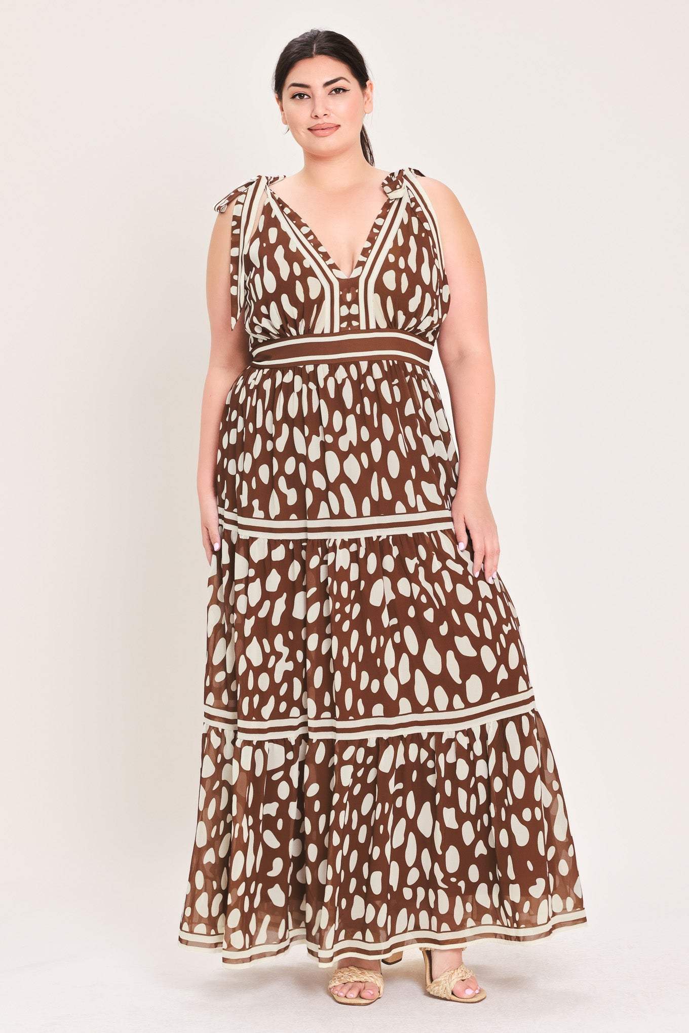 SPICED TERRAIN WOVEN MAXI DRESS