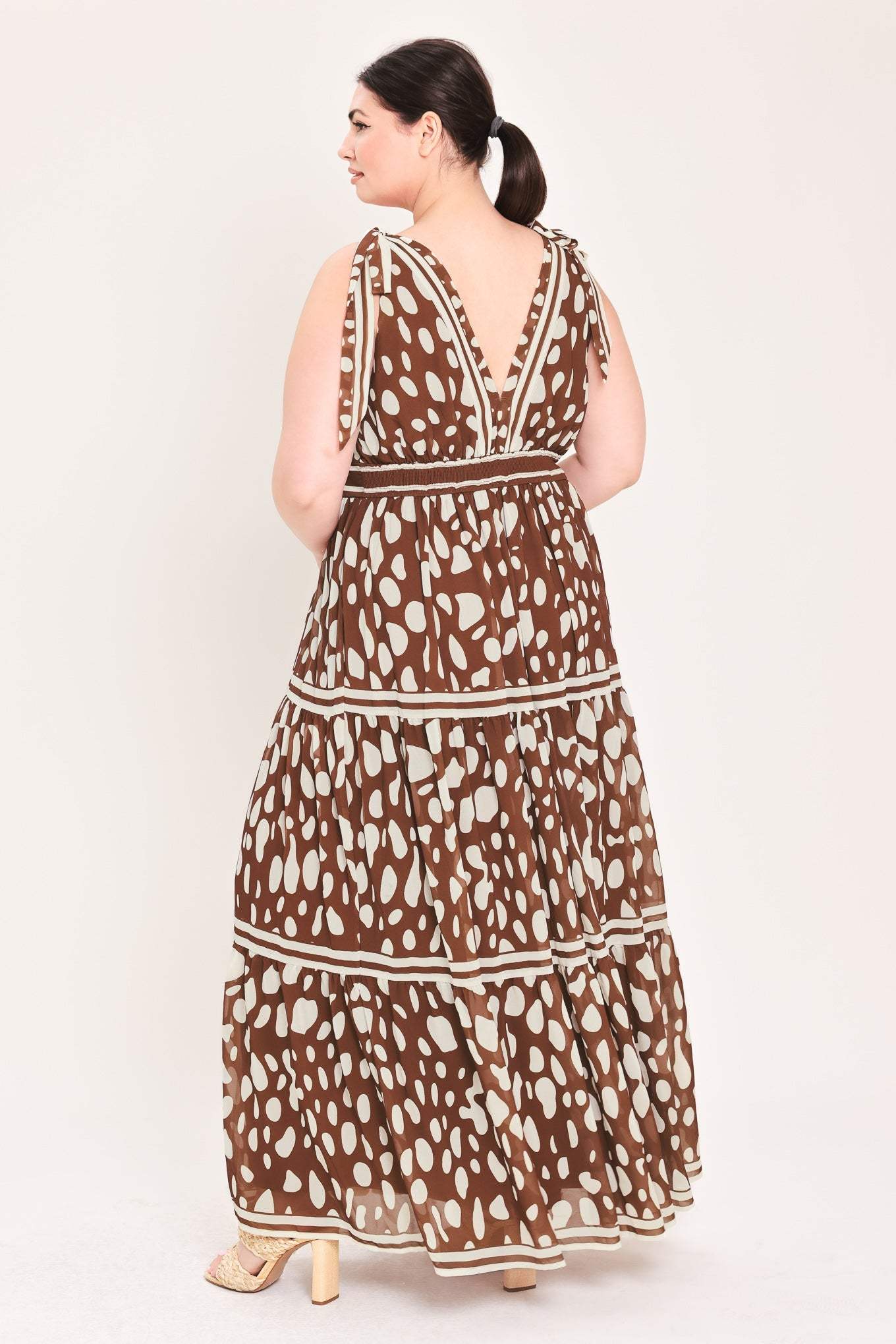 SPICED TERRAIN WOVEN MAXI DRESS