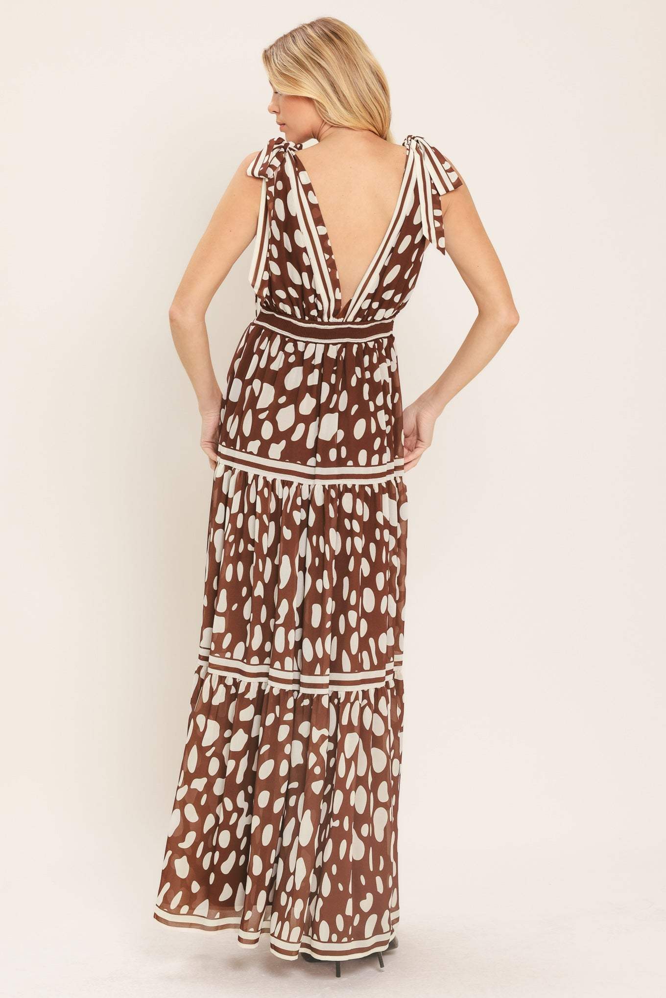 SPICED TERRAIN WOVEN MAXI DRESS