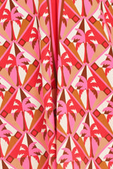 TROPICAL TEMPTATION HALTER WOVEN MIDI DRESS - Flying Tomato - Flyclothing LLC