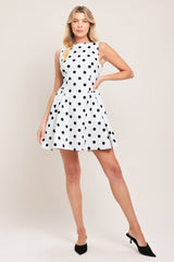 SPOTLIGHT LOVE DOT WOVEN MINI DRESS - Flying Tomato - Flyclothing LLC