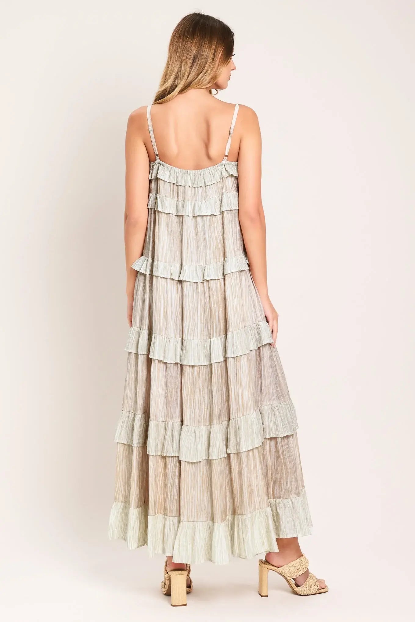 DUNE SERENA WOVEN MIDI DRESS - Flying Tomato - Flyclothing LLC
