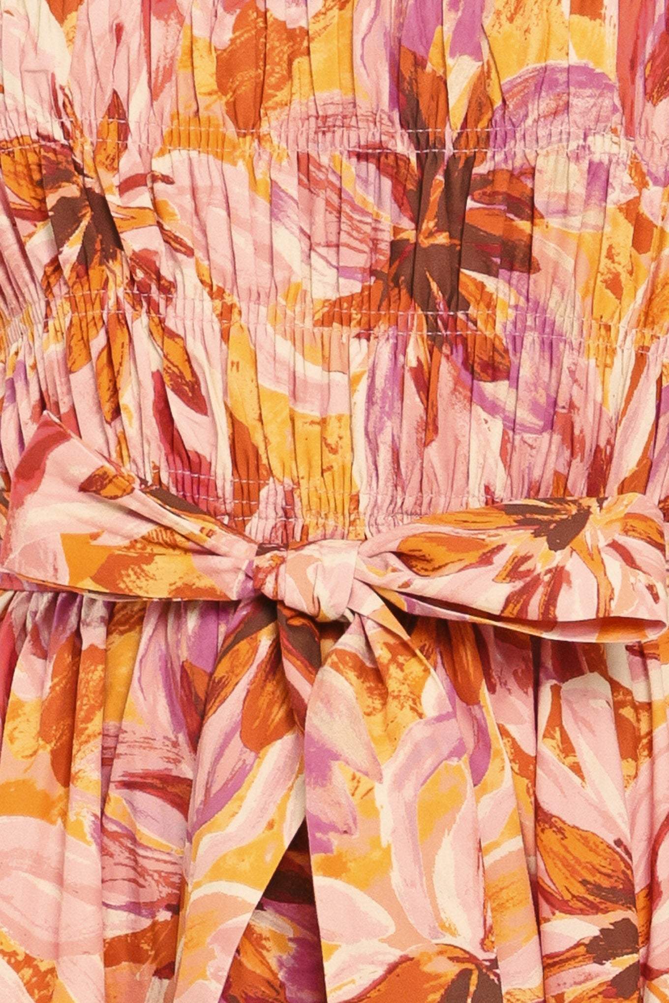 APRICOT BLOSSOM WOVEN MIDI DRESS - Flying Tomato - Flyclothing LLC