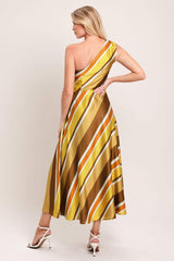 SOFT SUNSHINE WOVEN MIDI DRESS - Flying Tomato - Flyclothing LLC