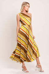 SOFT SUNSHINE WOVEN MIDI DRESS - Flying Tomato - Flyclothing LLC