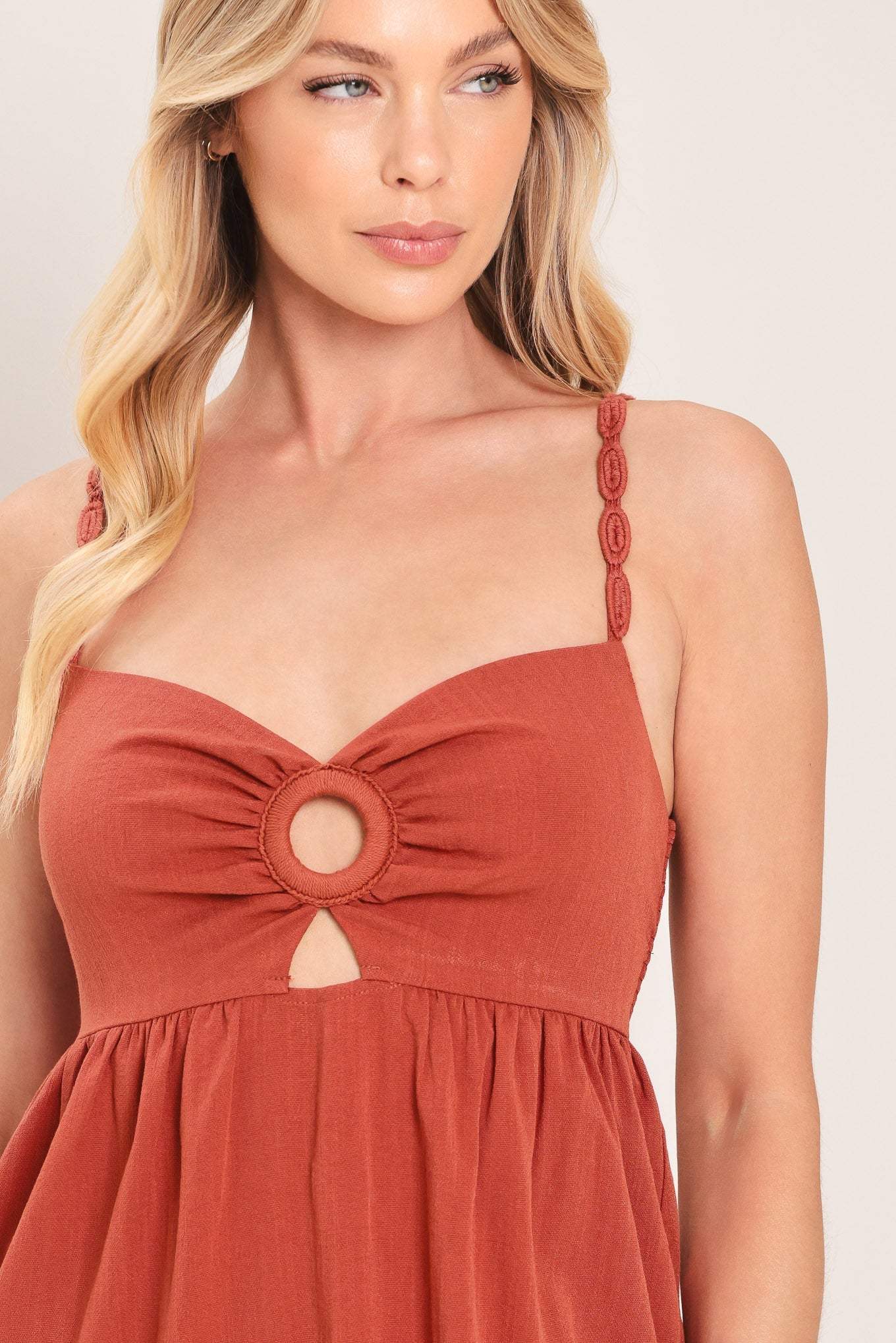 AMBER WAVE WOVEN MAXI DRESS - Flying Tomato - Flyclothing LLC