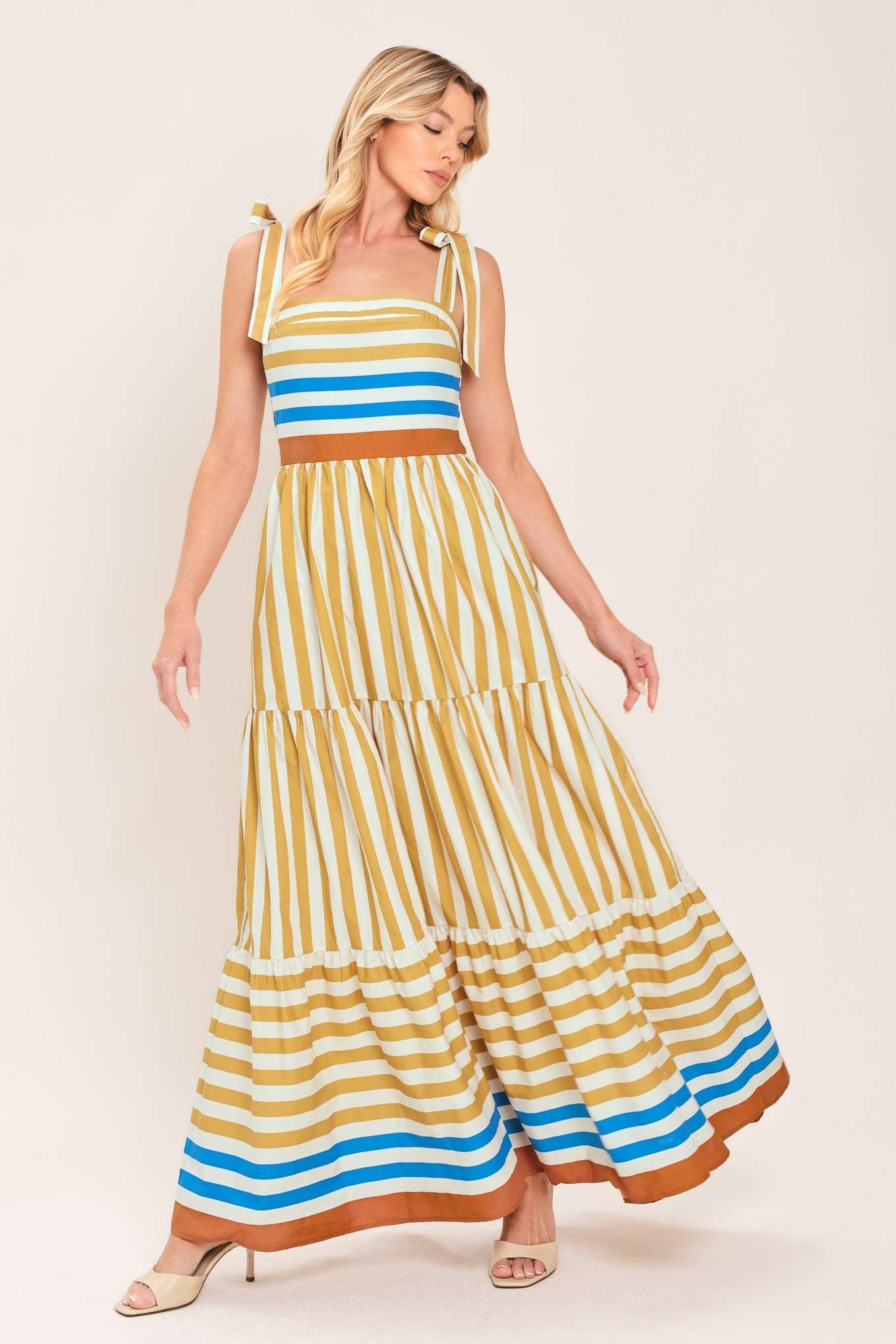 SUNNY CABANA WOVEN MAXI DRESS