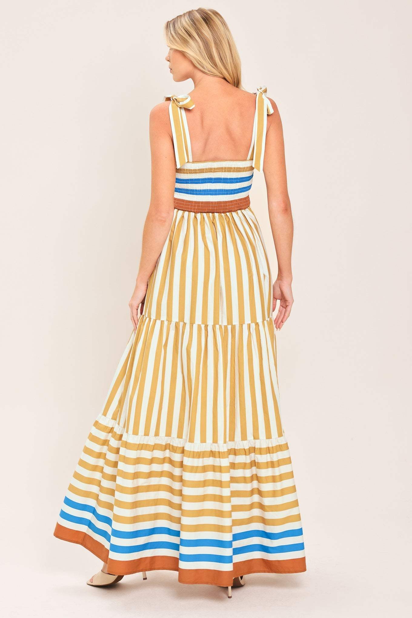 SUNNY CABANA WOVEN MAXI DRESS