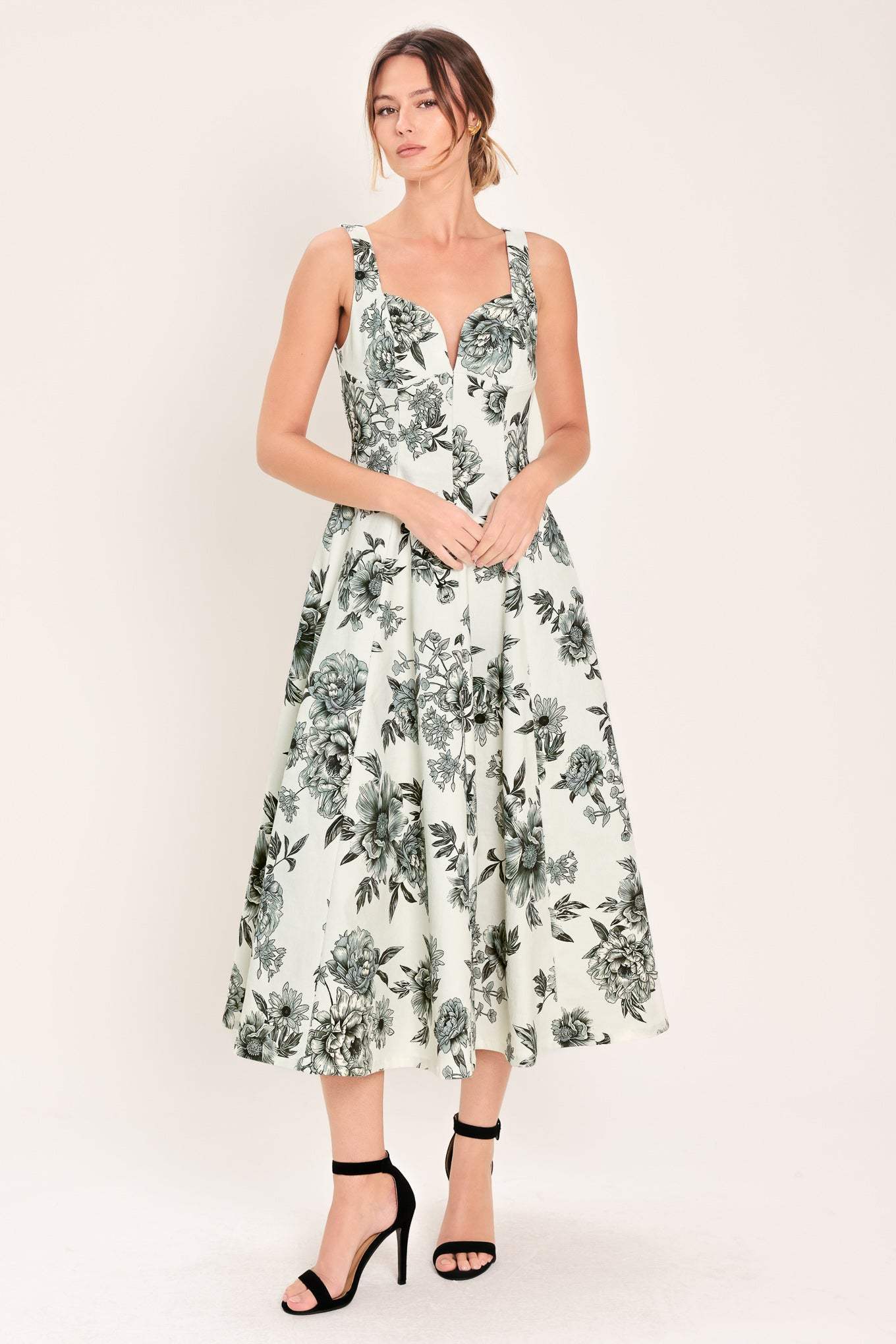 FOREVER YOUNG WOVEN MIDI DRESS - Flying Tomato - Flyclothing LLC
