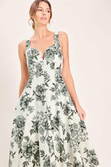 FOREVER YOUNG WOVEN MIDI DRESS - Flying Tomato - Flyclothing LLC