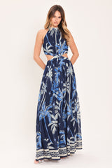 COASTAL STARGAZER WOVEN MAXI DRESS - Flying Tomato - Flyclothing LLC